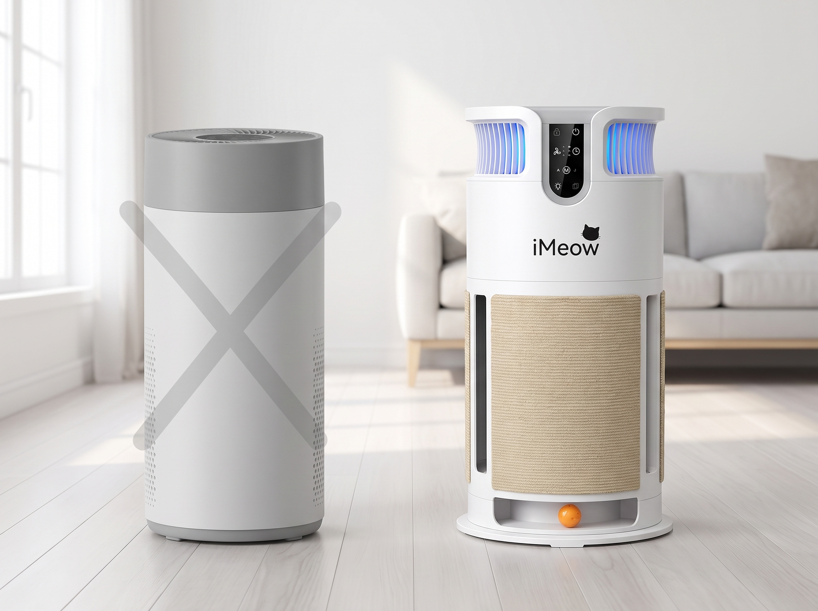 Old purifier vs iMeow