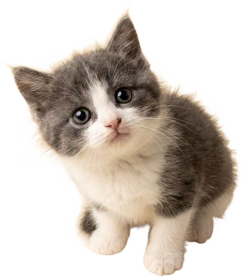A cute kitten