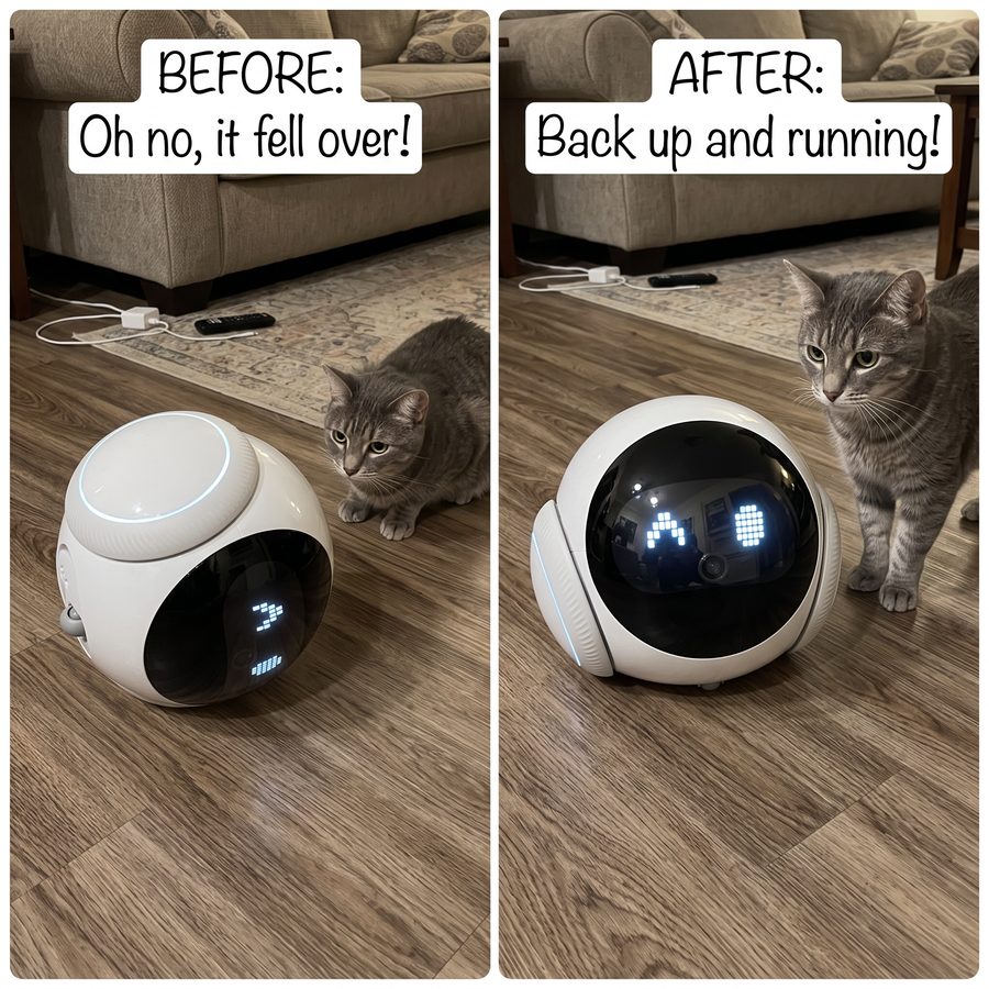Companion 2.0 in a real cat owner's home