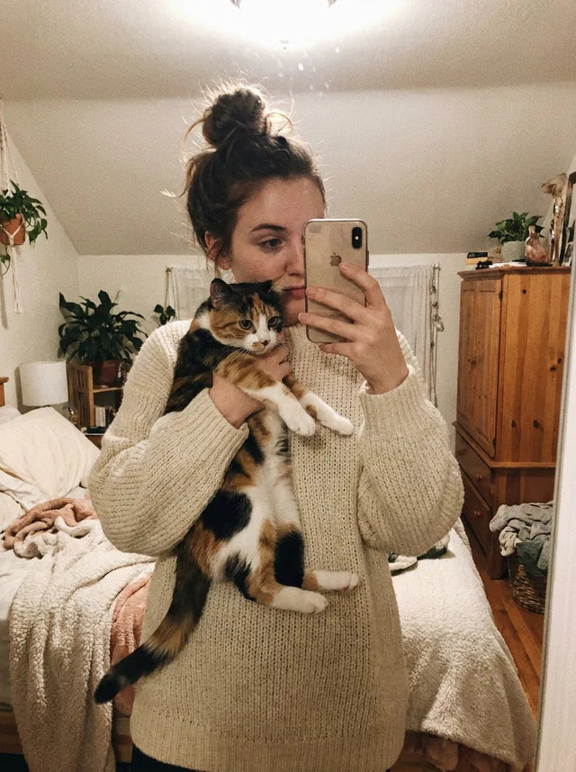 she insists on the mirror